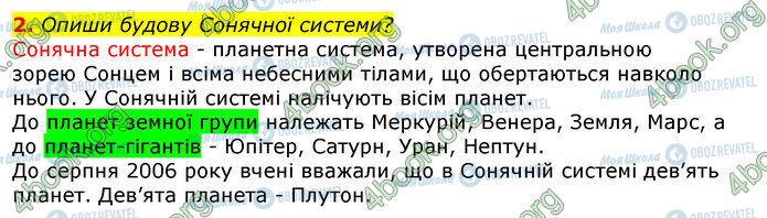 ГДЗ Природознавство 5 клас сторінка Стр.70 (2)